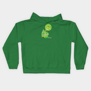 RGBots: Sad Green Robot Kids Hoodie